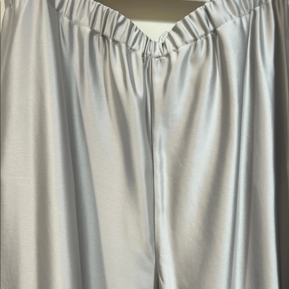 Marina Rinaldi Women's Chic Silver Pants - Picture 2 of 5